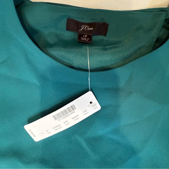 NWT J. Crew Sleeveless Ruffle Jumpsuit Blue - Picture 9 of 16